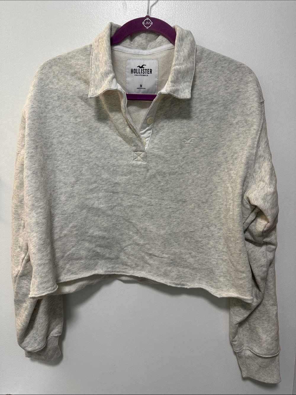 Hollister Cropped Pullover size M